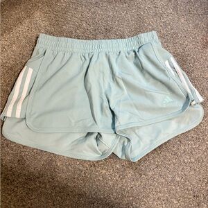 Adidas Women's Sky Blue Athletic Shorts